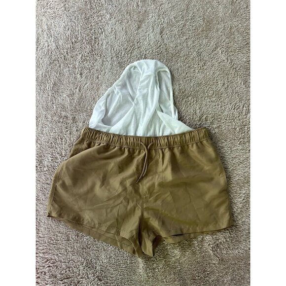 ASOS DESIGN swim shorts in super short length in stone Size L NWOT - Picture 11 of 13